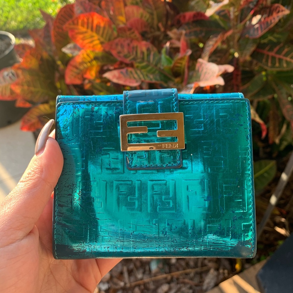 Authentic Fendi mirror wallet